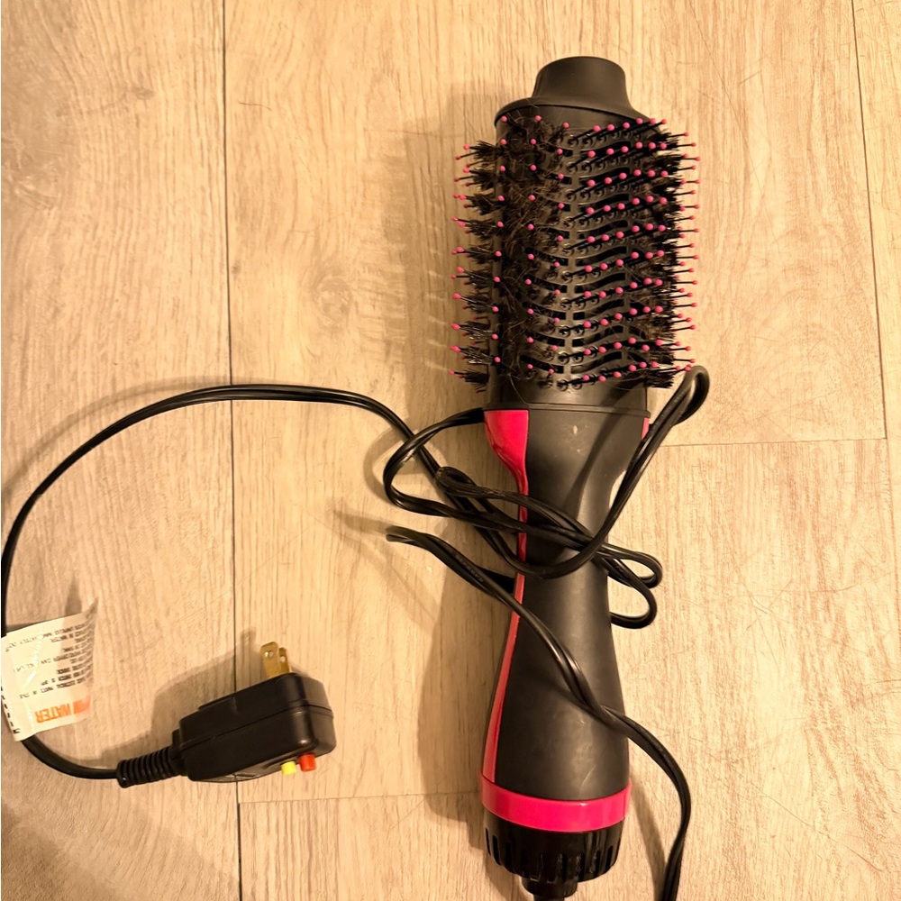 Revlon Black and Pink Hair Dryer Brush